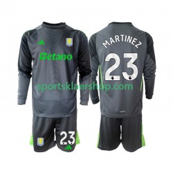 Aston Villa drakt Emiliano Martinez 23 Keeper Hjemmetrøye Lang erm 2025-2026 , Barnesett