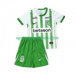drakt Atletico Nacional Hjemmetrøye Kort erm 2025 , Barnesett