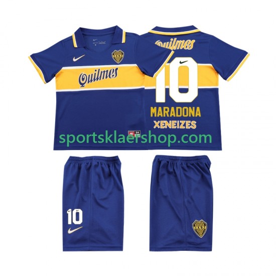 CA Boca Juniors drakt MARADONA 10 1996 1997 Retro Hjemmetrøye Kort erm , Barnesett