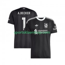 Liverpool drakt Alisson Becker 1 Keeper Fjerdetrøye Kort erm 2025-2026 , Herre