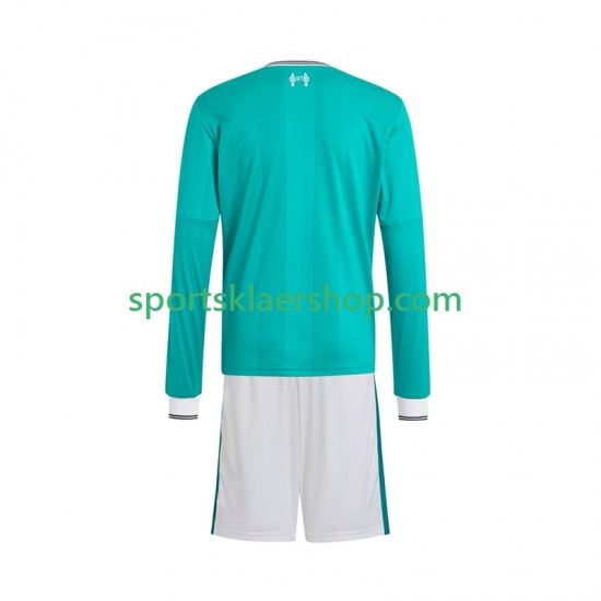 Liverpool drakt Tredjetrøye Lang erm 2025-2026 , Barnesett