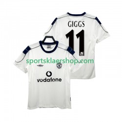 Manchester Utd drakt GIGGS 11 2000 2001 Retro Bortetrøye Kort erm , Herre