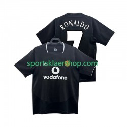 Manchester Utd drakt RONALDO 7 2002 Retro Bortetrøye Kort erm 2004 , Herre
