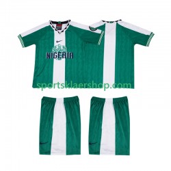 Nigeria drakt 1996 Retro Hjemmetrøye Kort erm , Barnesett
