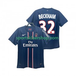 Paris Saint-Germain drakt BECKHAM 32 2012 2013 Retro Hjemmetrøye Kort erm , Herre