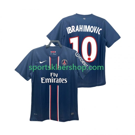 Paris Saint-Germain drakt IBRAHIMOVIC 10 2012 2013 Retro Hjemmetrøye Kort erm , Herre