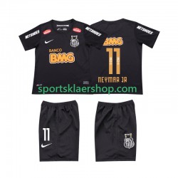 drakt Santos NEYMAR JR 11 Classic 2012 2013 Retro Bortetrøye Kort erm , Barnesett