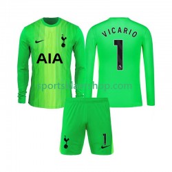 Tottenham Hotspur drakt Guglielmo Vicario 1 Keeper Hjemmetrøye Lang erm 2025-2026 , Barnesett