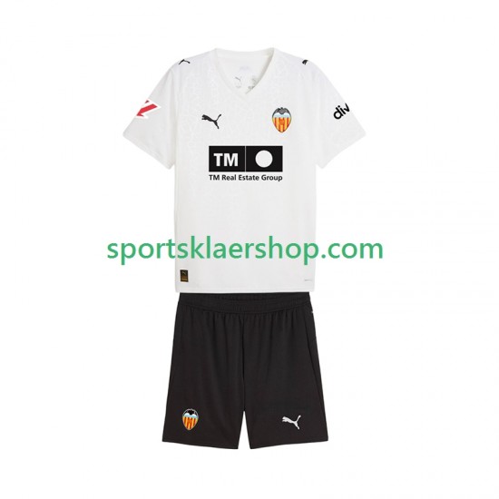 Valencia CF drakt Hjemmetrøye Kort erm 2025-2026 , Barnesett