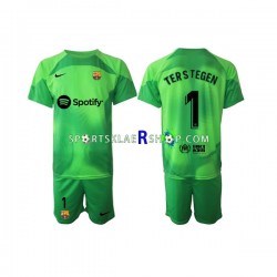 FC Barcelona drakt Ter Stegen 1 Keeper Hjemmetrøye Kort erm 2022-23 , Barnesett