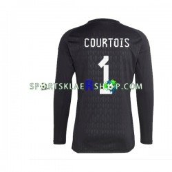 Belgia drakt Courtois 1 Keeper Bortetrøye Lang erm 2022 , Herre