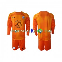 Chelsea drakt Keeper Hjemmetrøye Lang erm 2022-23 , Barnesett