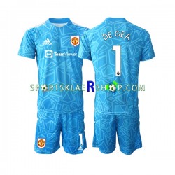 Manchester Utd drakt DE GEA 1 Keeper Hjemmetrøye Kort erm 2022-23 , Barnesett