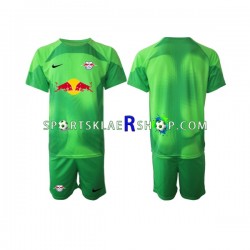 RB Leipzig drakt Keeper Bortetrøye Kort erm 2022-23 , Barnesett