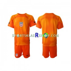 USA drakt Keeper Hjemmetrøye Kort erm VM 2022 , Barnesett