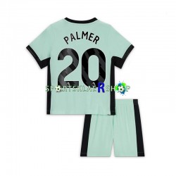 Chelsea drakt Cole Palmer 20 Tredjetrøye Kort erm 2023-2024 , Barnesett