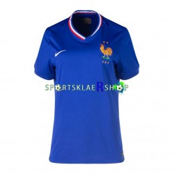 Frankrike drakt Hjemmetrøye Kort erm Euro 2024 , Dame