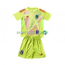 Italia drakt Keeper Hjemmetrøye Kort erm Euro 2024 , Barnesett