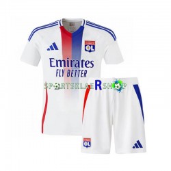 Olympique Lyonnais drakt Hjemmetrøye Kort erm 2024-2025 , Barnesett