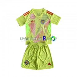 Skottland drakt Keeper Hjemmetrøye Kort erm Euro 2024 , Barnesett