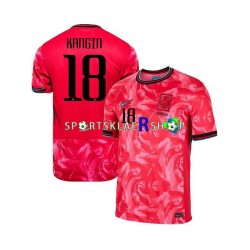 Sør-Korea drakt KANGIN 18 Hjemmetrøye Kort erm 2024 , Herre