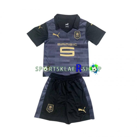 Stade Rennais drakt Tredjetrøye Kort erm 2023-2024 , Barnesett