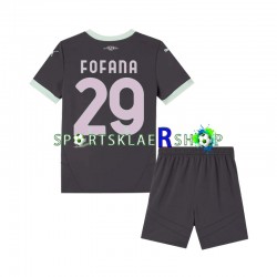 AC Milan drakt Fofana 29 Tredjetrøye Kort erm 2024-2025 , Barnesett