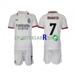 AC Milan drakt Morata 7 Bortetrøye Kort erm 2024-2025 , Barnesett AC Milan drakt Morata 7 Bortetrøye Kort erm 2024-2025 , Barnesett