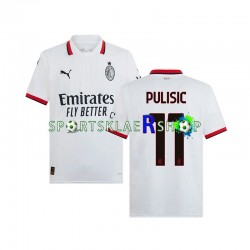 AC Milan drakt PULISIC 11 Bortetrøye Kort erm 2024-2025 , Herre AC Milan drakt PULISIC 11 Bortetrøye Kort erm 2024-2025 , Herre