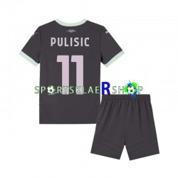 AC Milan drakt Pulisic 11 Tredjetrøye Kort erm 2024-2025 , Barnesett