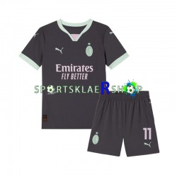 AC Milan drakt Pulisic 11 Tredjetrøye Kort erm 2024-2025 , Barnesett