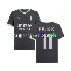 AC Milan drakt Pulisic 11 Tredjetrøye Kort erm 2024-2025 , Herre AC Milan drakt Pulisic 11 Tredjetrøye Kort erm 2024-2025 , Herre