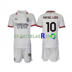 AC Milan drakt Rafael Leao 10 Bortetrøye Kort erm 2024-2025 , Barnesett AC Milan drakt Rafael Leao 10 Bortetrøye Kort erm 2024-2025 , Barnesett