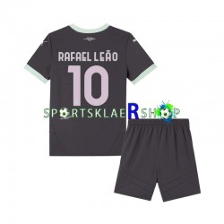 AC Milan drakt Rafael Leao 10 Tredjetrøye Kort erm 2024-2025 , Barnesett