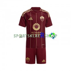 AS Roma drakt Hjemmetrøye Kort erm 2024-2025 , Barnesett AS Roma drakt Hjemmetrøye Kort erm 2024-2025 , Barnesett