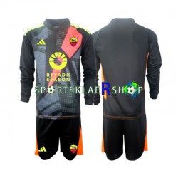 AS Roma drakt Keeper Hjemmetrøye Lang erm 2024-2025 , Barnesett AS Roma drakt Keeper Hjemmetrøye Lang erm 2024-2025 , Barnesett