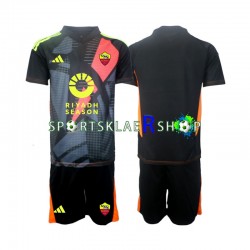 AS Roma drakt Keeper Hjemmetrøye Kort erm 2024-2025 , Barnesett AS Roma drakt Keeper Hjemmetrøye Kort erm 2024-2025 , Barnesett
