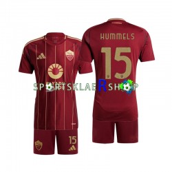 AS Roma drakt Mats Hummels 15 Hjemmetrøye Kort erm 2024-2025 , Barnesett AS Roma drakt Mats Hummels 15 Hjemmetrøye Kort erm 2024-2025 , Barnesett