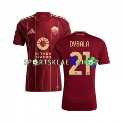 AS Roma drakt Paulo Dybala 21 Hjemmetrøye Kort erm 2024-2025 , Herre