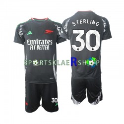 Arsenal drakt Sterling 30 Bortetrøye Kort erm 2024-2025 , Barnesett