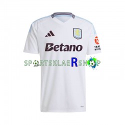 Aston Villa drakt Bortetrøye Kort erm 2024-2025 , Herre