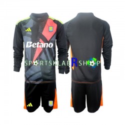 Aston Villa drakt Keeper Hjemmetrøye Lang erm 2024-2025 , Barnesett