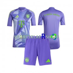 FC Bayern München drakt Keeper Bortetrøye Kort erm 2024-2025 , Barnesett