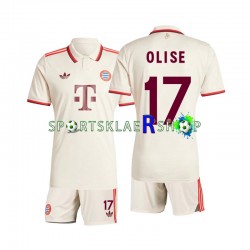 FC Bayern München drakt Olise 17 Tredjetrøye Kort erm 2024-2025 , Barnesett