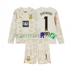 Borussia Dortmund drakt Gregor Kobel 1 Keeper Hjemmetrøye Lang erm 2024-2025 , Barnesett