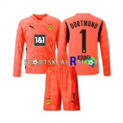 Borussia Dortmund drakt Gregor Kobel 1 Keeper Tredjetrøye Lang erm 2024-2025 , Barnesett