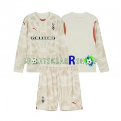 Borussia Mönchengladbach drakt Keeper Hjemmetrøye Lang erm 2024-2025 , Barnesett