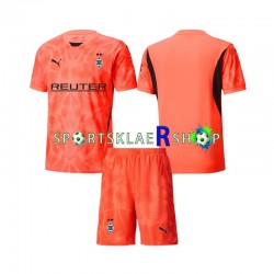 Borussia Mönchengladbach drakt Keeper Tredjetrøye Kort erm 2024-2025 , Barnesett