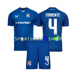 Dinamo Zagreb drakt Torrente 4 Hjemmetrøye Kort erm 2024-2025 , Barnesett