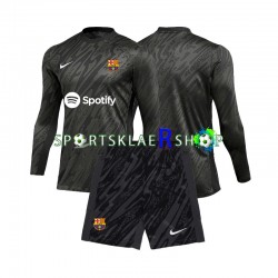 FC Barcelona drakt Keeper Tredjetrøye Lang erm 2024-2025 , Barnesett